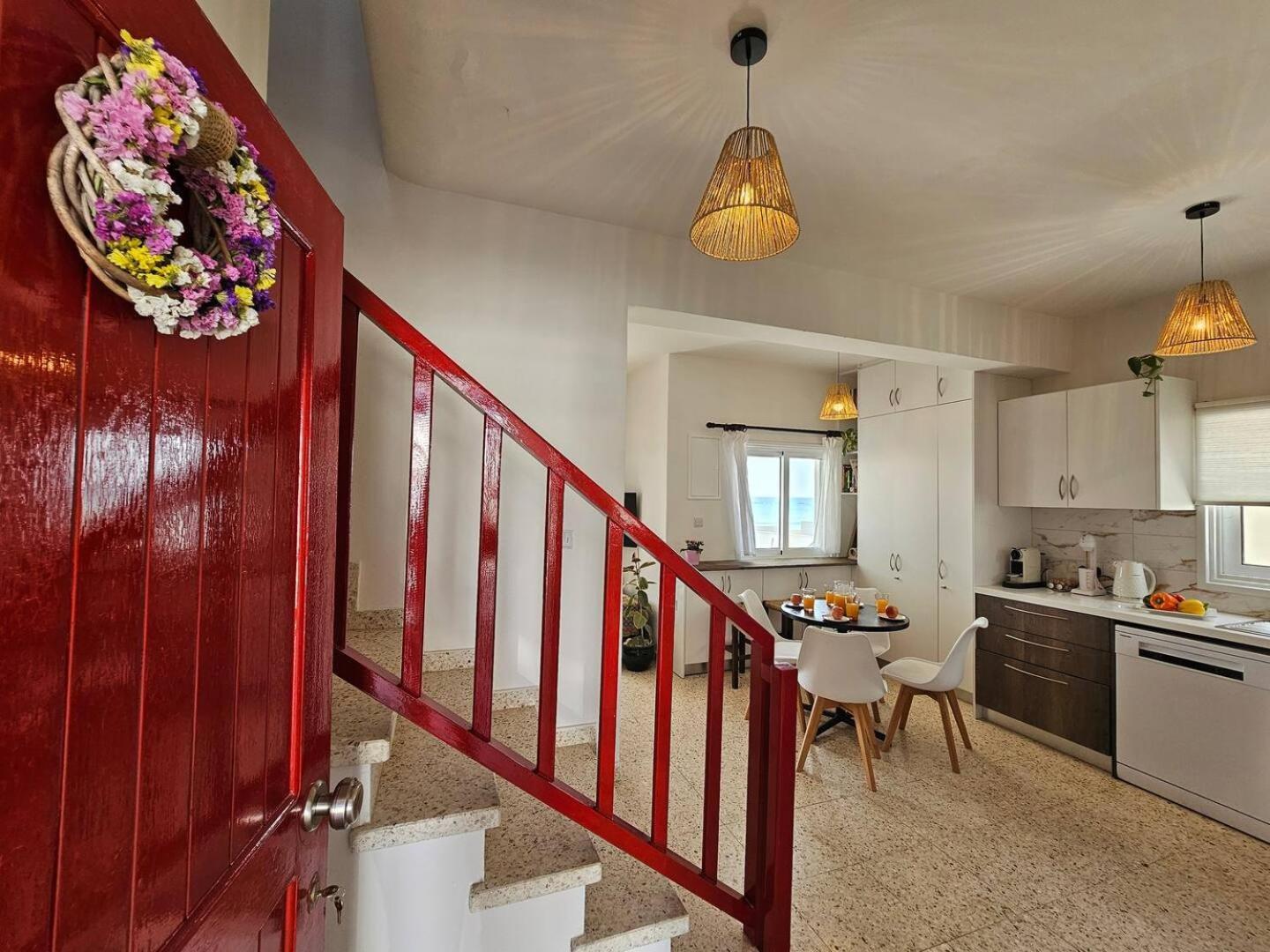 לרנקה Ammos Beachfront Villa Paradise מראה חיצוני תמונה